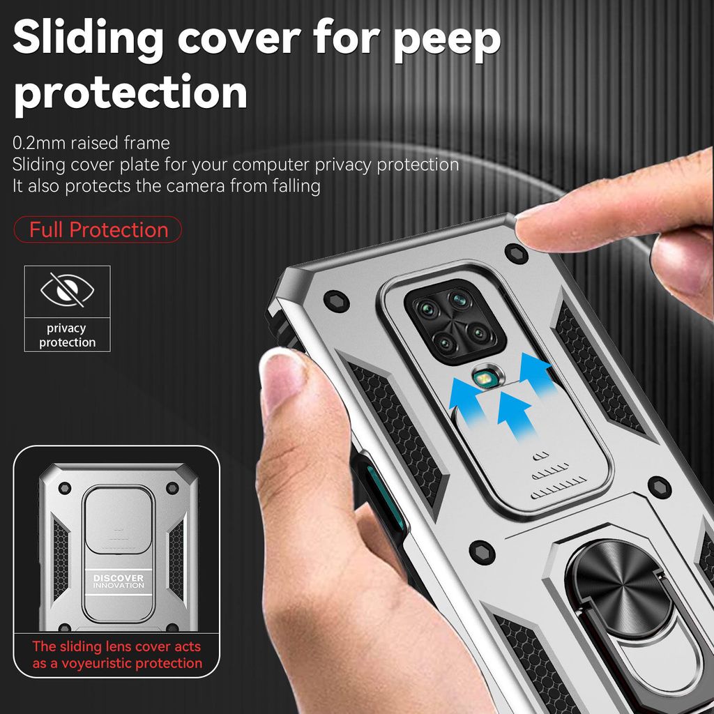 Custodia Per Xiaomi Redmi Note 12 Pro Plus | Cover Trasparente Antiurto Con Paraurti TPU, Ricarica Wireless - 2