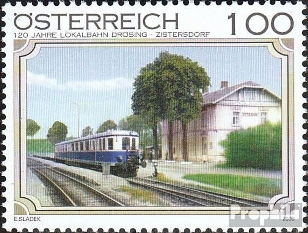 Briefmarken Österreich 2009 Mi 2833 (kompl.Ausg.) gestempelt Eisenbahnen