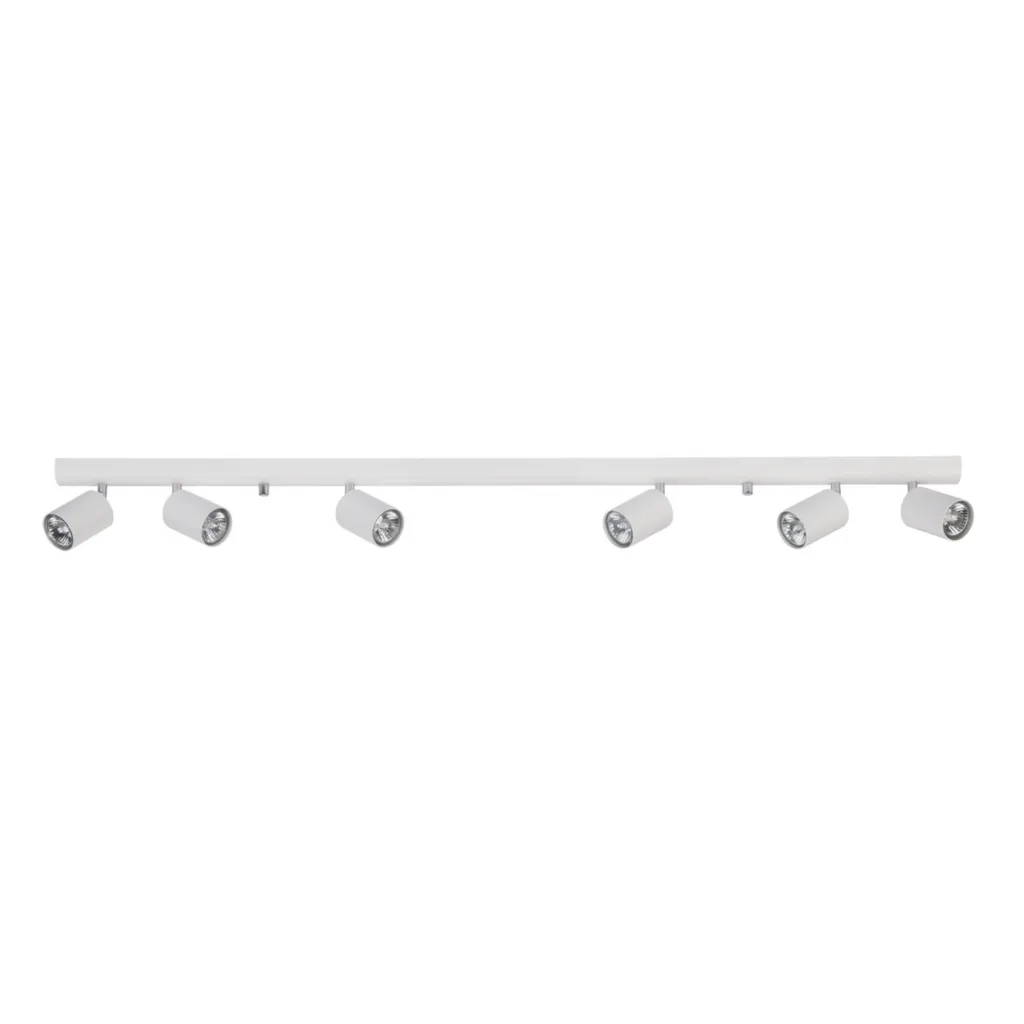 Luminaire de Plafond pour Grande Cuisine EYE SPOT VI 6607 Noir Mat