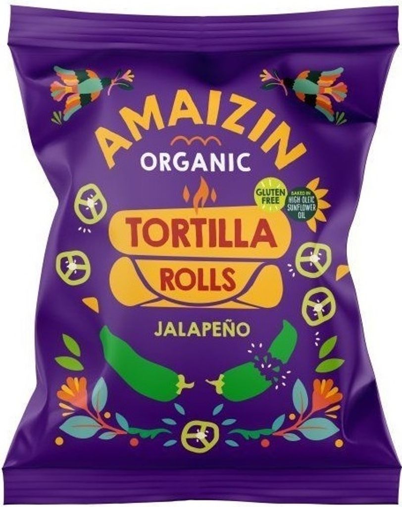 GLUTENFREIE -MAIS-TORTILLA-CHIPS MIT JALAPENO-GESCHMACK 100 Produktbild 
