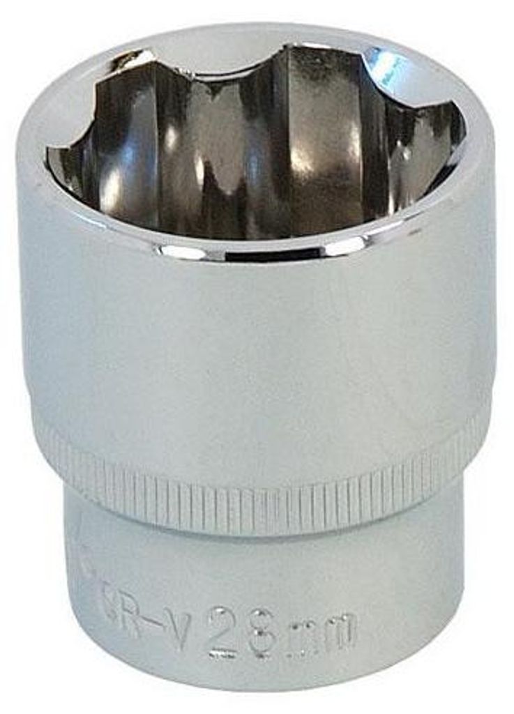 28 mm - Stecknuss Chrom-Vanadium Super Lock für 1/2"-Antrieb - Neilsen Tools