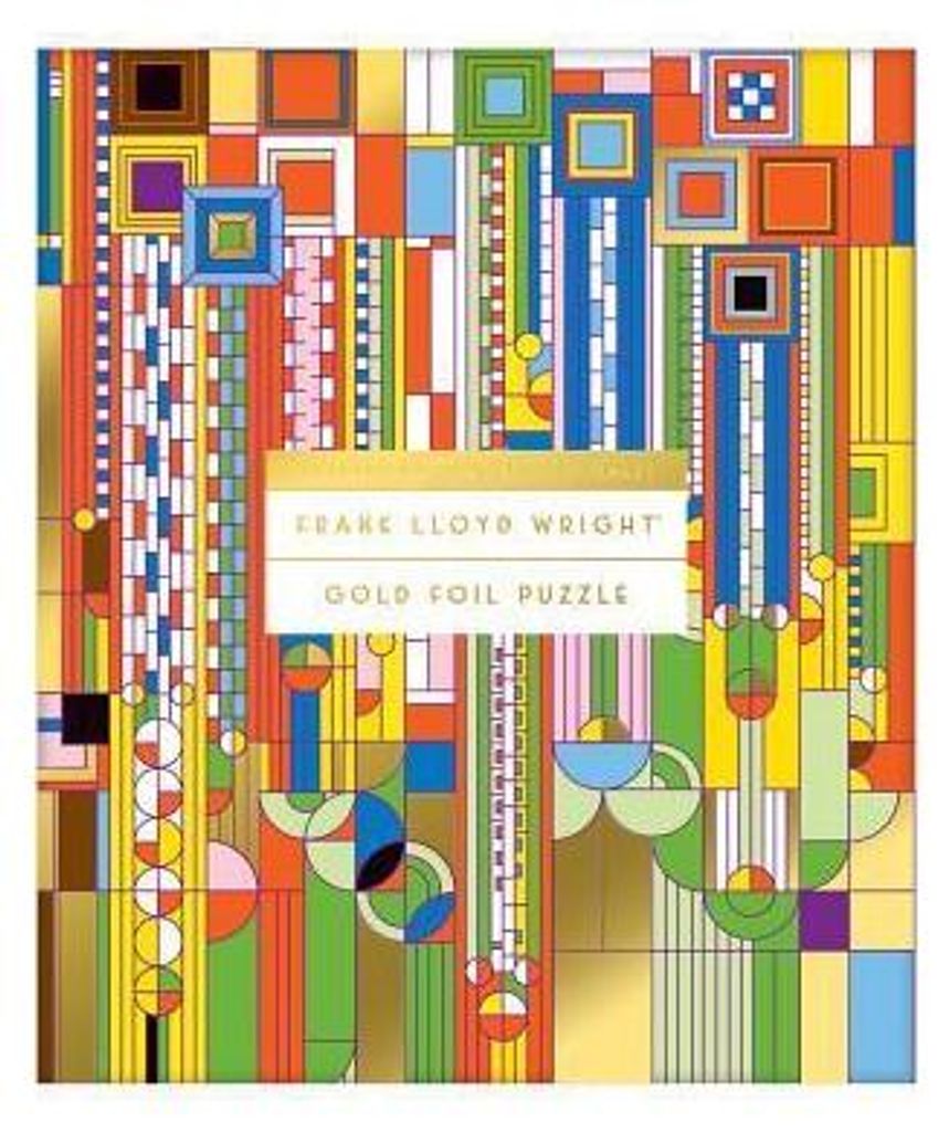GALISON Frank Lloyd Wright Metallic Puzzle Saguaro und Kakteen 1000 Teile