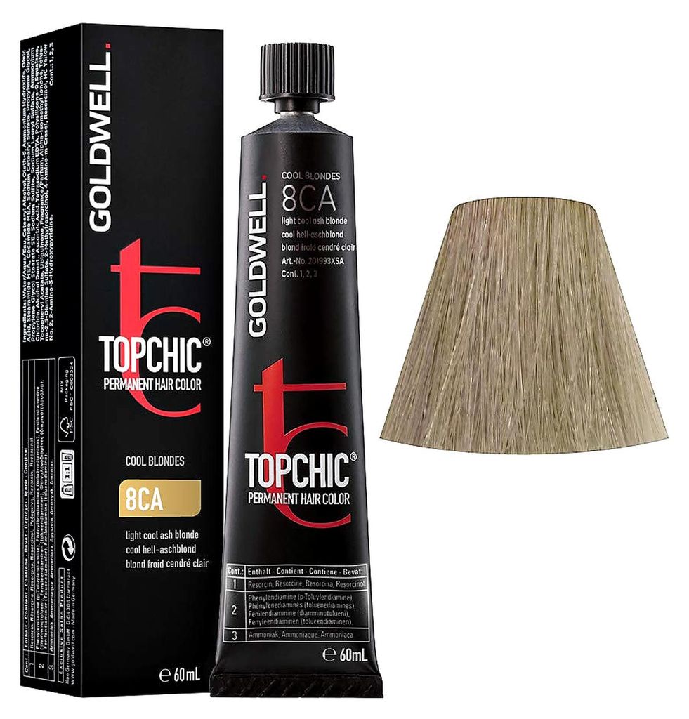 Goldwell Topchic The Blondes, Blond, 8CA, Cool Ash, Unisex, Produktbild 