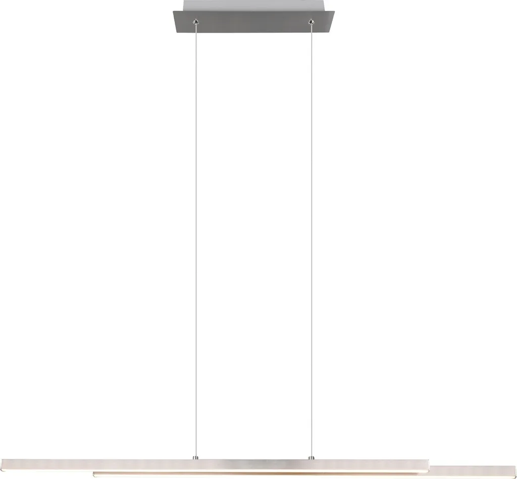 Suspension de Bureau Longue ODIO Argent 110cm pour Éclairage de Table