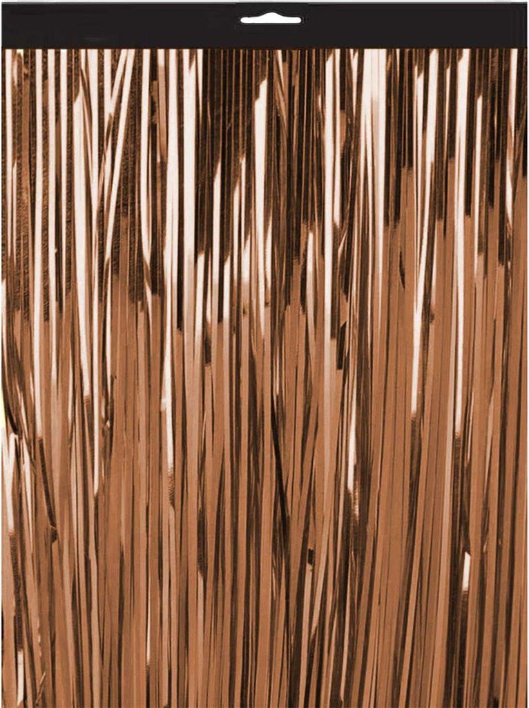 Lametta Vorhang 3 x 1 m, Champagner Produktbild 