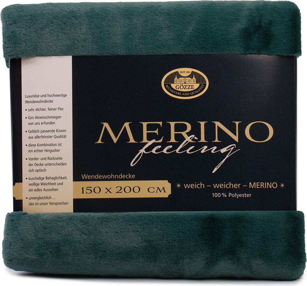 Wohndecke Merino 150x200cm W.F.Gözze Produktbild 
