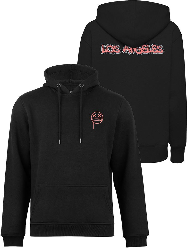 Cotton Prime Hoodie Street Art Los Angeles - Weltenbummler Kollektion M Schwarz