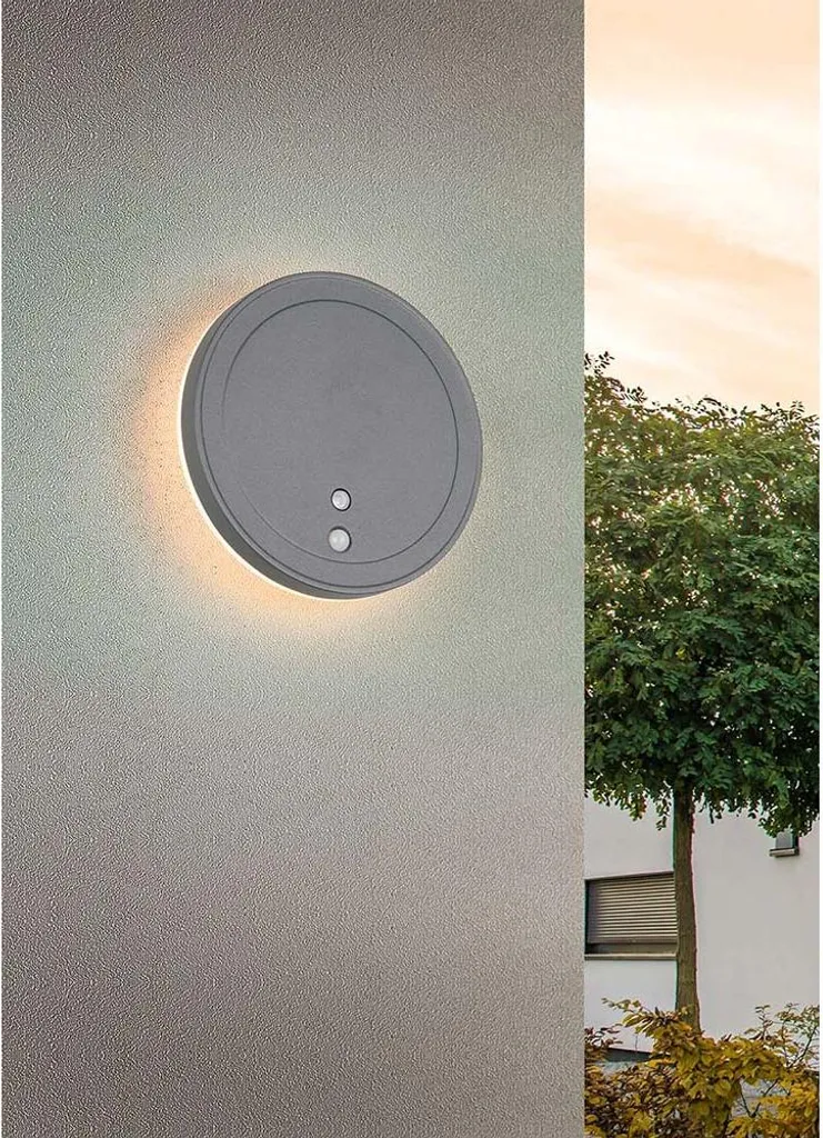 Lampada Design LED 14cm Alluminio - Luce Parete Batteria Interno - 9