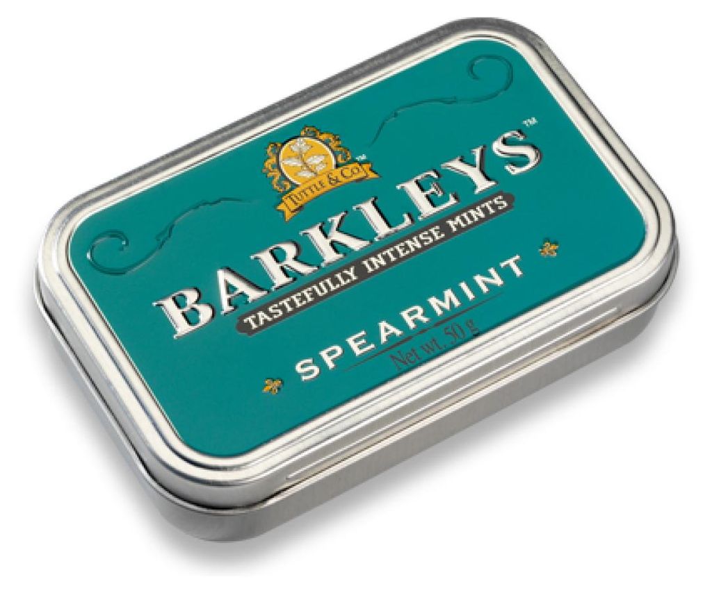Barkleys Spearmint mit Pfefferminz Geschmack in einer Produktbild 