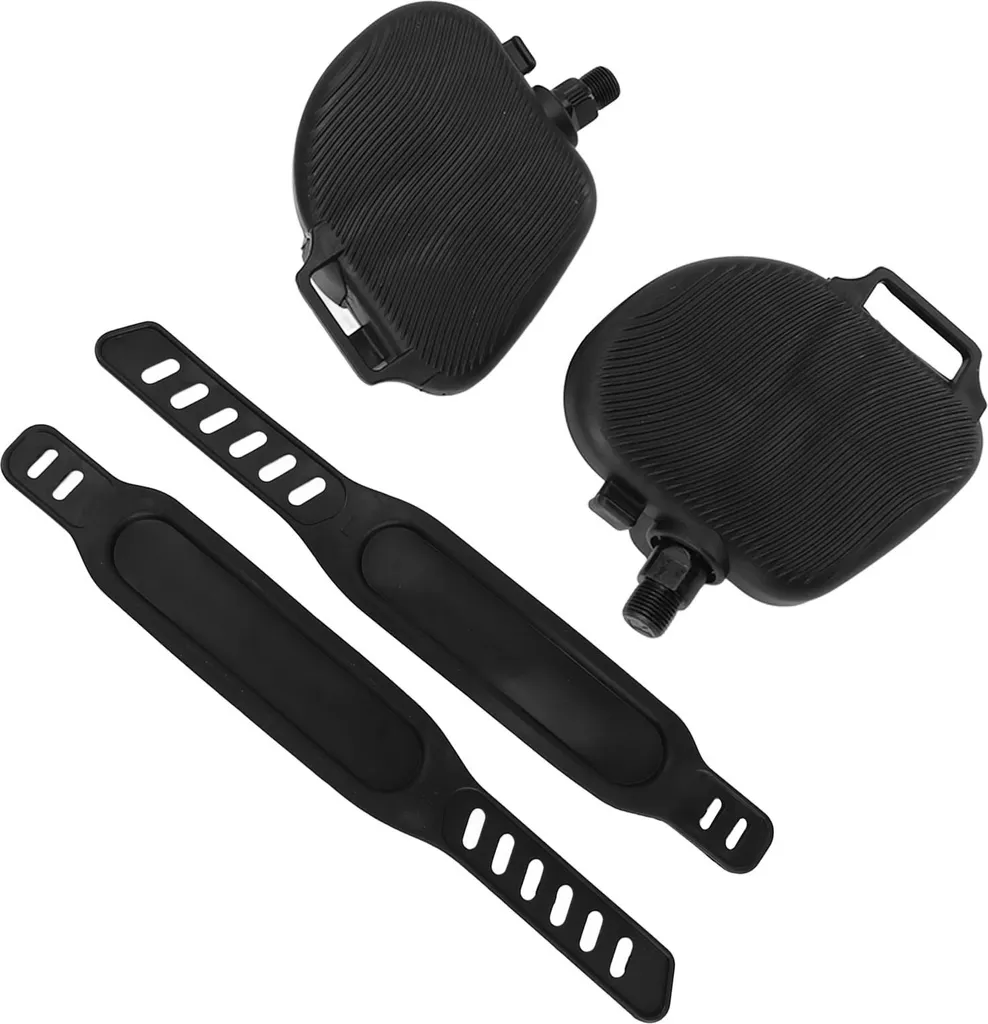 Pédales d'Entraînement avec Sangles Réglables et Surface Grip 9/16" - 3