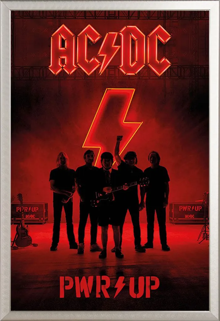 Cadre Shinsuke® Argenté AC/DC PWR/UP avec Vitre Acrylique Protection UV