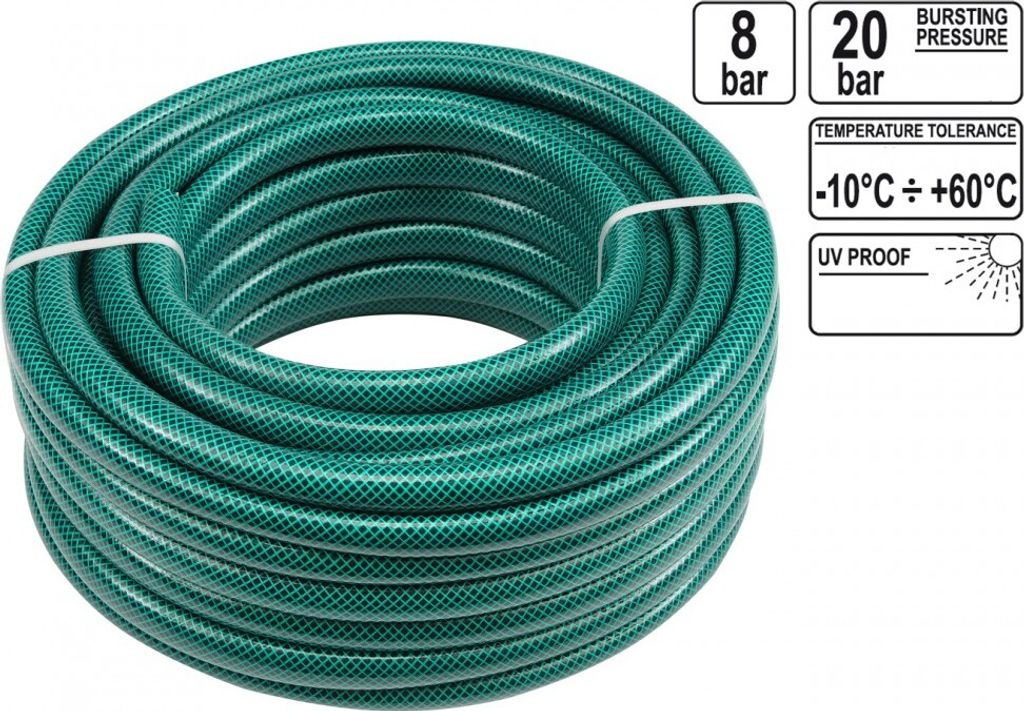 Gartenschlauch Wasserschlauch Kreuzgewebe 50 m 1/2' Produktbild 
