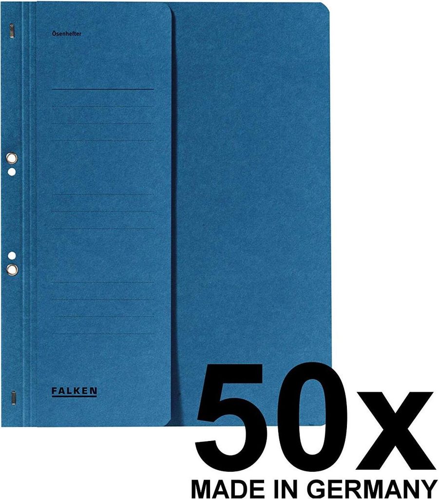 Falken 50Ösenhefter blau DIN A4 Obrázek produktu 