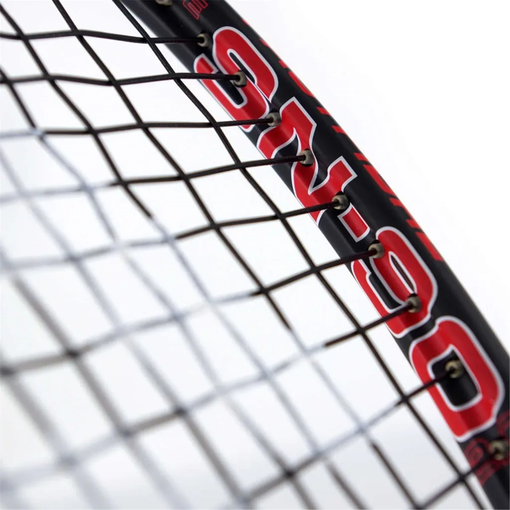 Raquette De Squash Karakal SN 90 FF 2.0 – Ultra Légère, Forme Goutte, Cordage Tressé – Sac Polaire Inclus