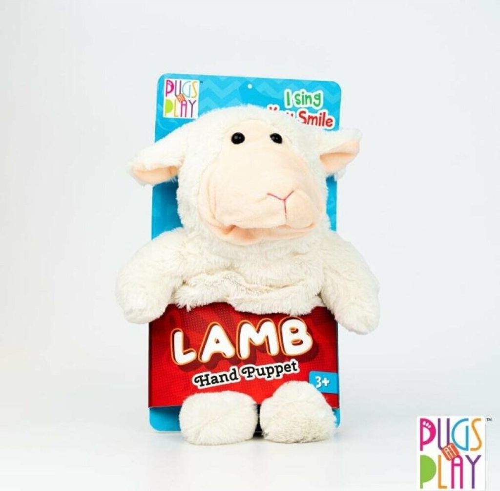 PUGS AT PLAY Singing Puppy Sheep 32 cm Image du produit 