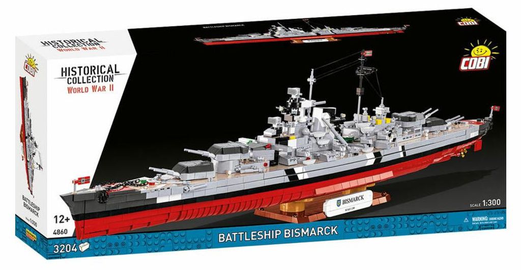 Cobi Battleship Bismarck, échelle 1/300 Image du produit 