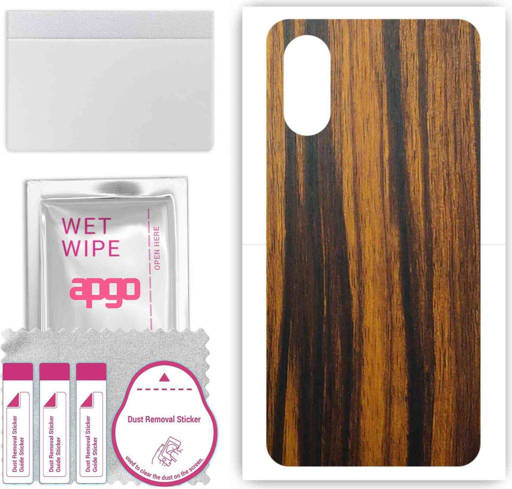 apgo Rückseite Schutzfolie, Skin, kompatibel mit ZTE Blade A31 Plus, Hinten Displayschutzfolie aus Vinylfolie, kratzfest, einfache Montage - Tiger...