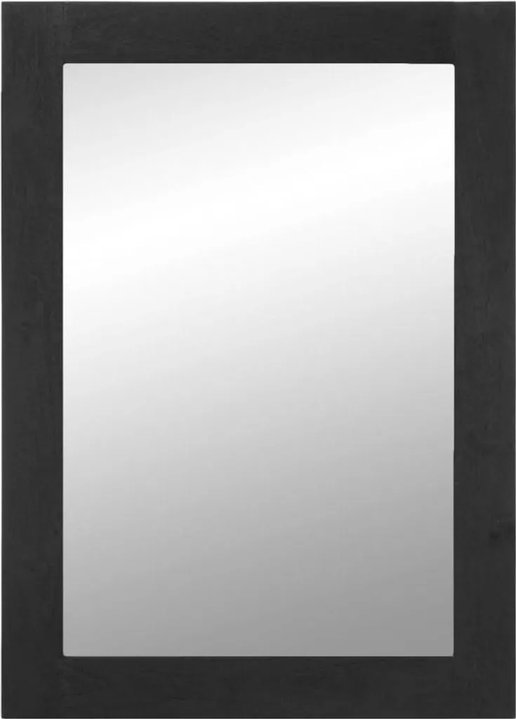 Miroir de salle de bain design noir 50x70 cm idéal pour votre maquillage