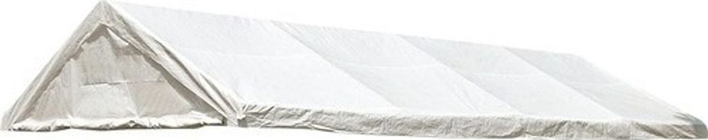 Ersatzdach für Faltpavillon 4 x 8 m weiß Polyethylen Produktbild 