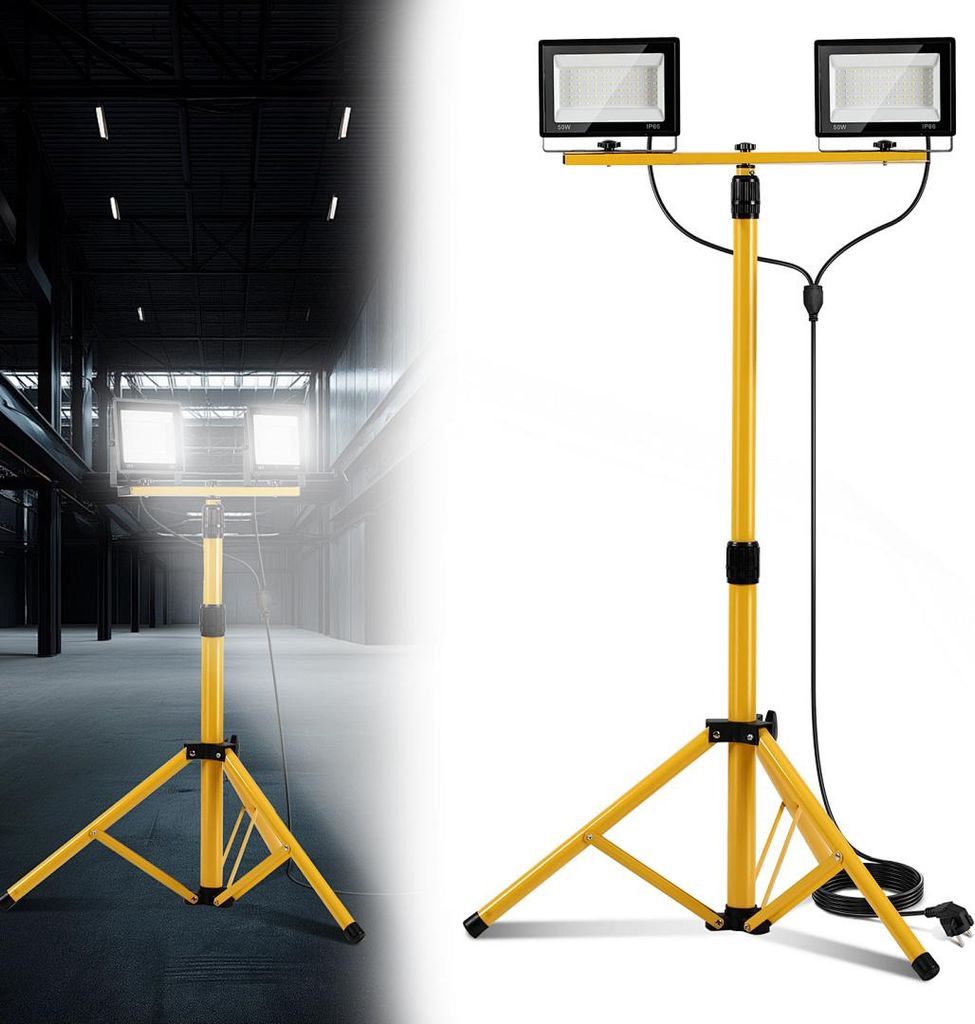 Projecteur de chantier LED Izrielar 50 W, projecteur avec Image du produit 