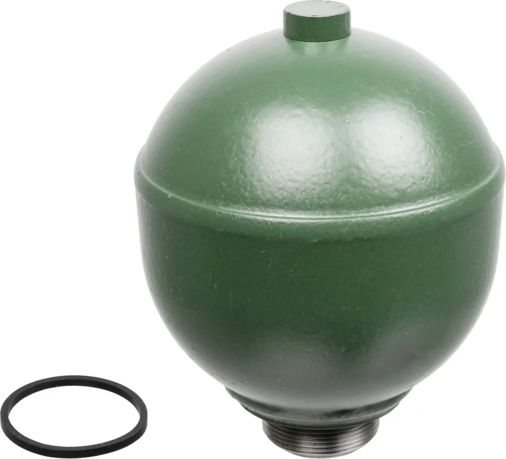 Sphère de suspension hydraulique et accumulateur d'amortissement arrière