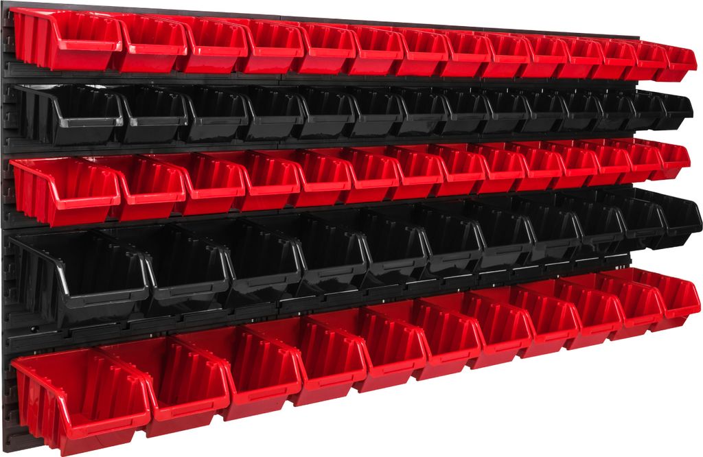 Lagersystem Wandregal 1734 x 780 mm | 64 stck. Box | Produktbild 