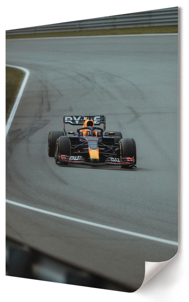 Formel-Rennwagen- Kunstdruck A1 (59x84 cm) - Industriell, Modern- Wandbild für Wohnzimmer Schlafzimmer & Flur, Modernes Poster Wanddeko, Ungerahmt
