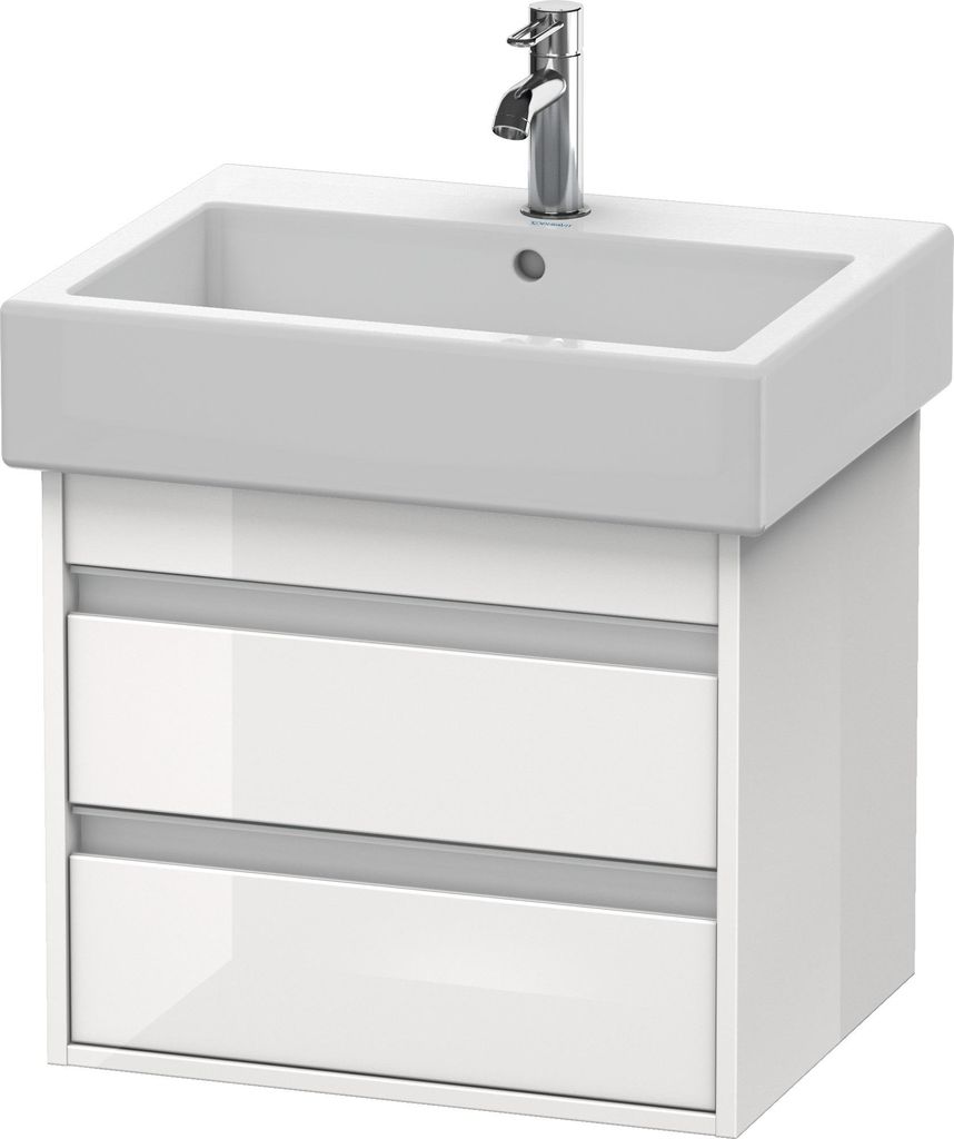 Duravit Waschtischunterbau KETHO 440 x 550 x 410 mm nussbaum natur