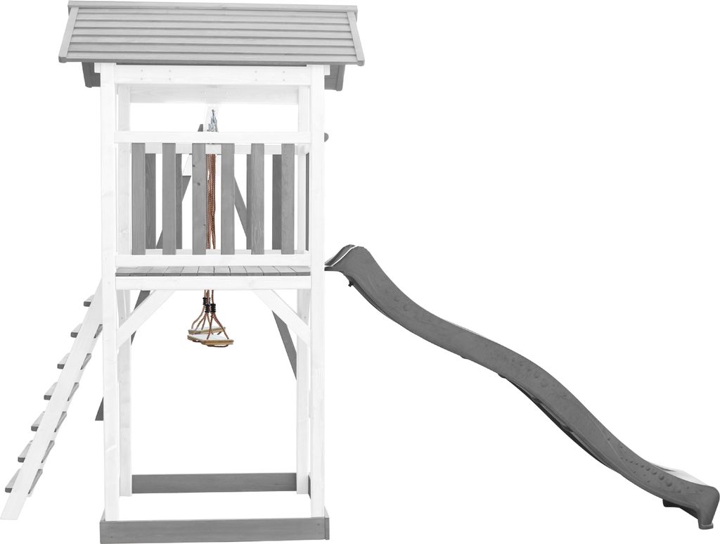 AXI Beach Tower Spielturm aus Holz in Weiß & Grau | Produktbild 4
