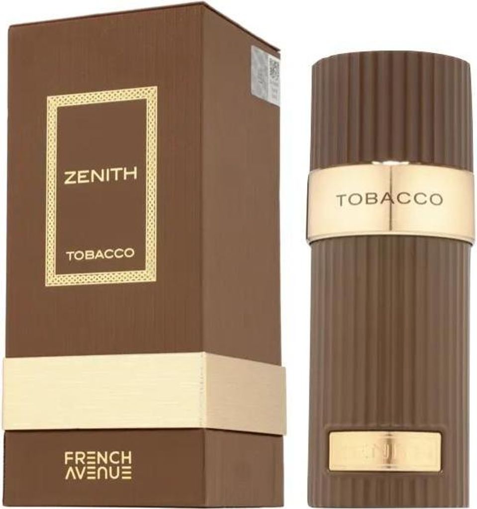 A product shot of a perfume bottle and its box.