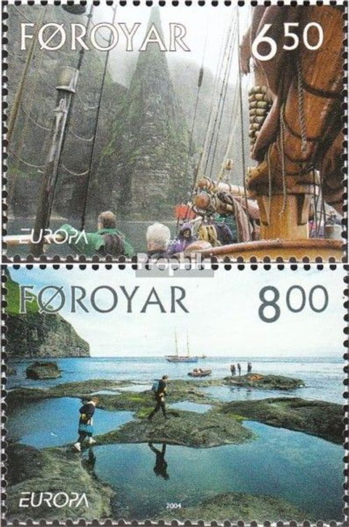 Briefmarken Dänemark - Färöer 2004 Mi 497-498 (kompl.Ausg.) postfrisch Europa: Ferien