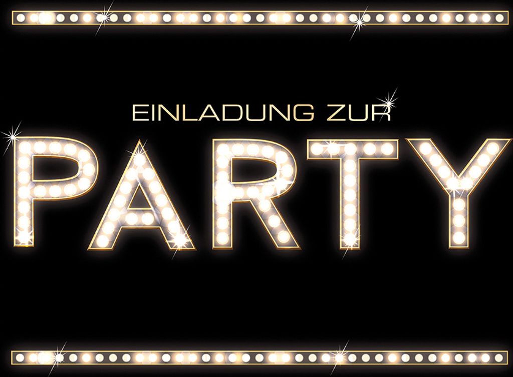Einladung  Mehrstückpackung  5 Einladungskarten im Format Produktbild 
