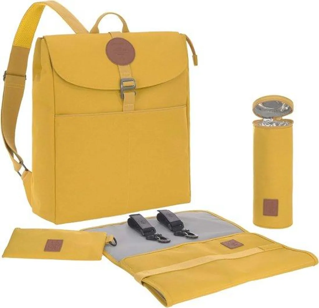 Valise de voyage avec coussin et compartiment isotherme citron-concombre