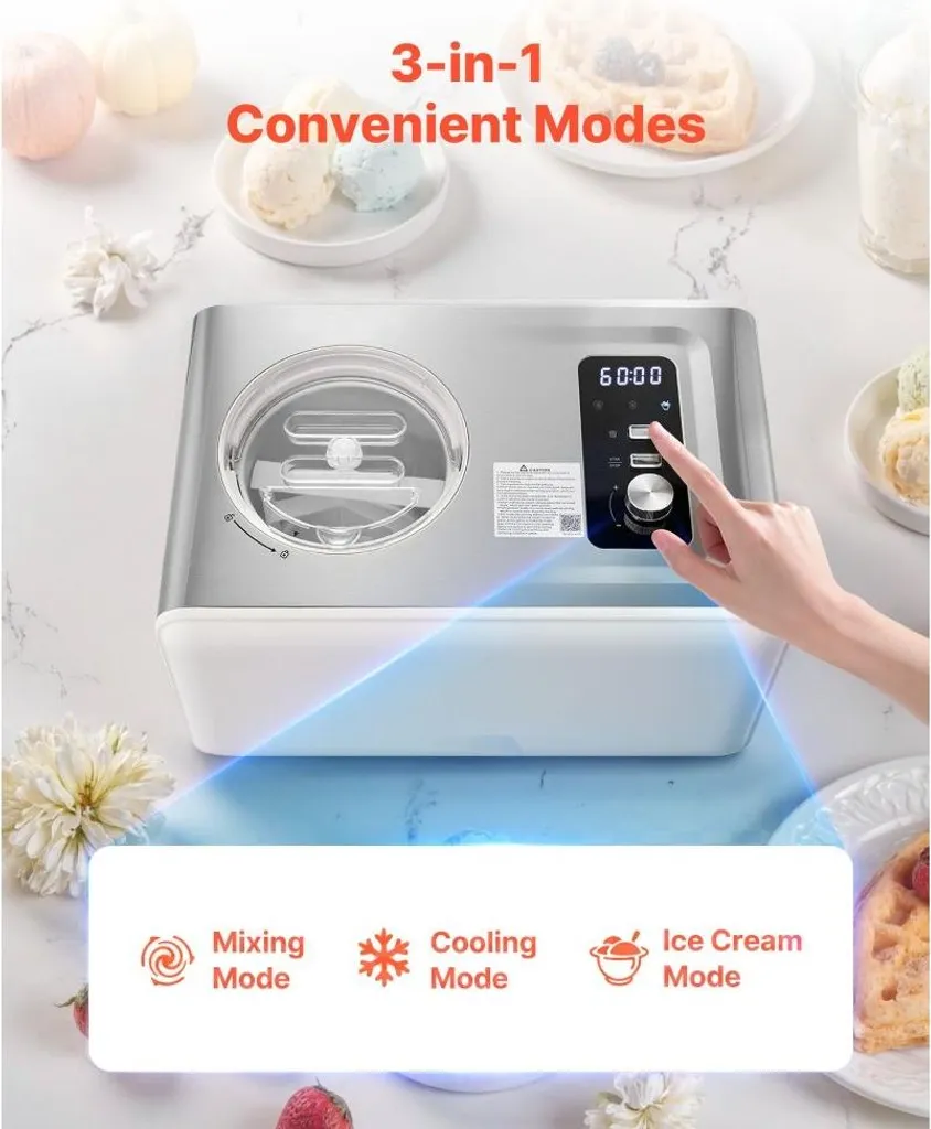 Machine à glace 2L sans pré-congélation avec écran LCD et froid rapide - 2