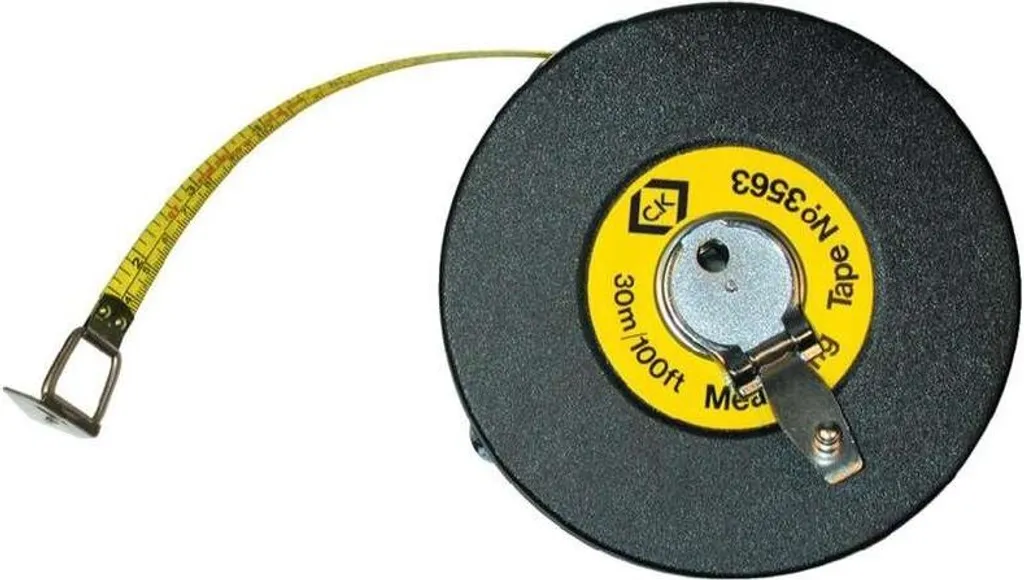 Mètre Ruban de Chantier 30m - Lame Acier Polyamide C.K T3563 100