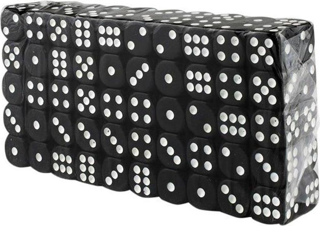 cubo a 6 facce, 100 pezzi - Nero Immagine del prodotto 