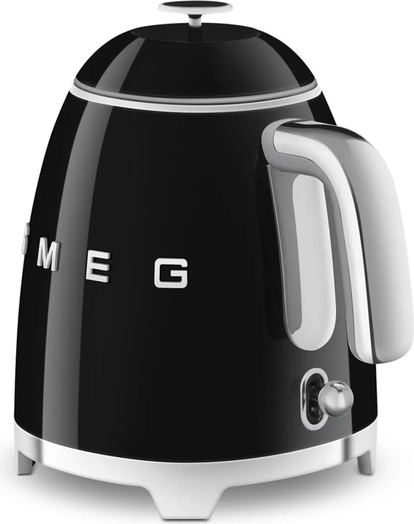 Bouilloire rétro Smeg 1400W | Modèle compact 0.8 litre noir - 3