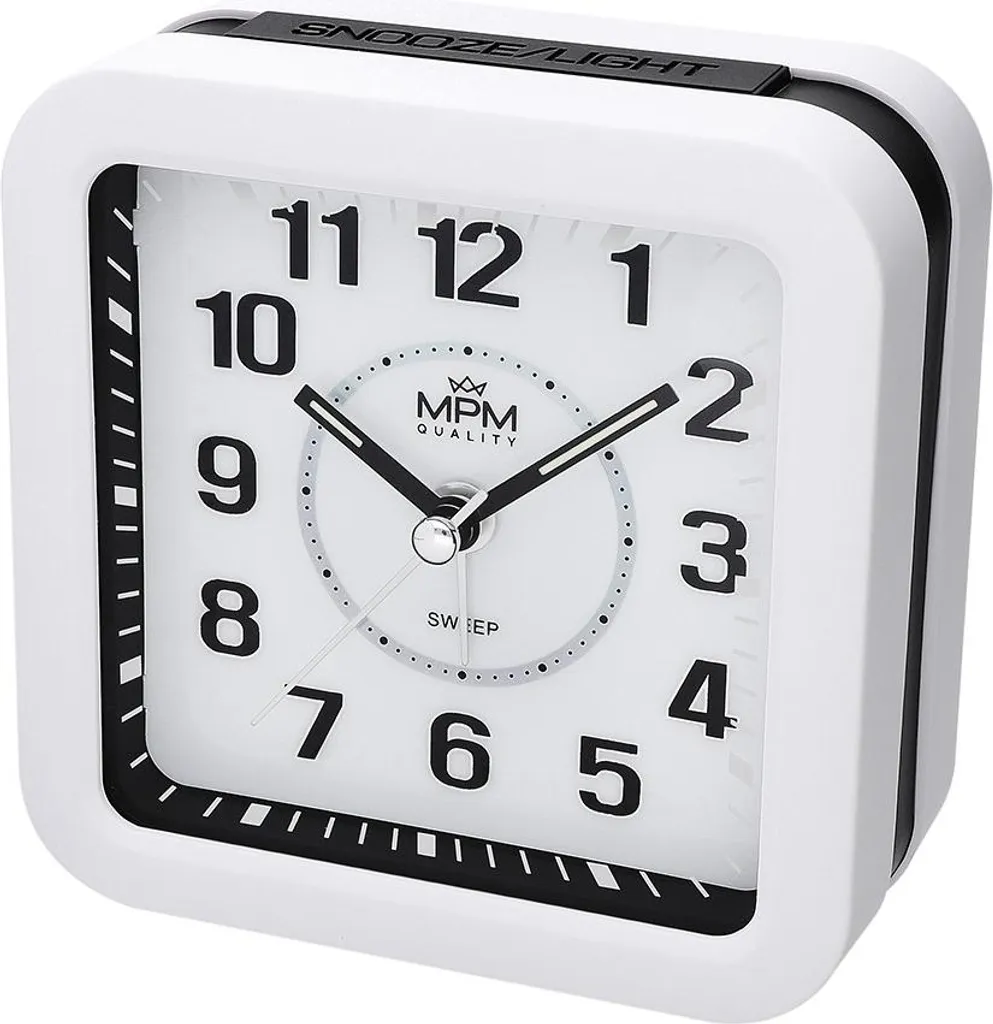 Réveil Matin Silencieux Nils C01.4320.00 avec Alarme Douce pour Chambre