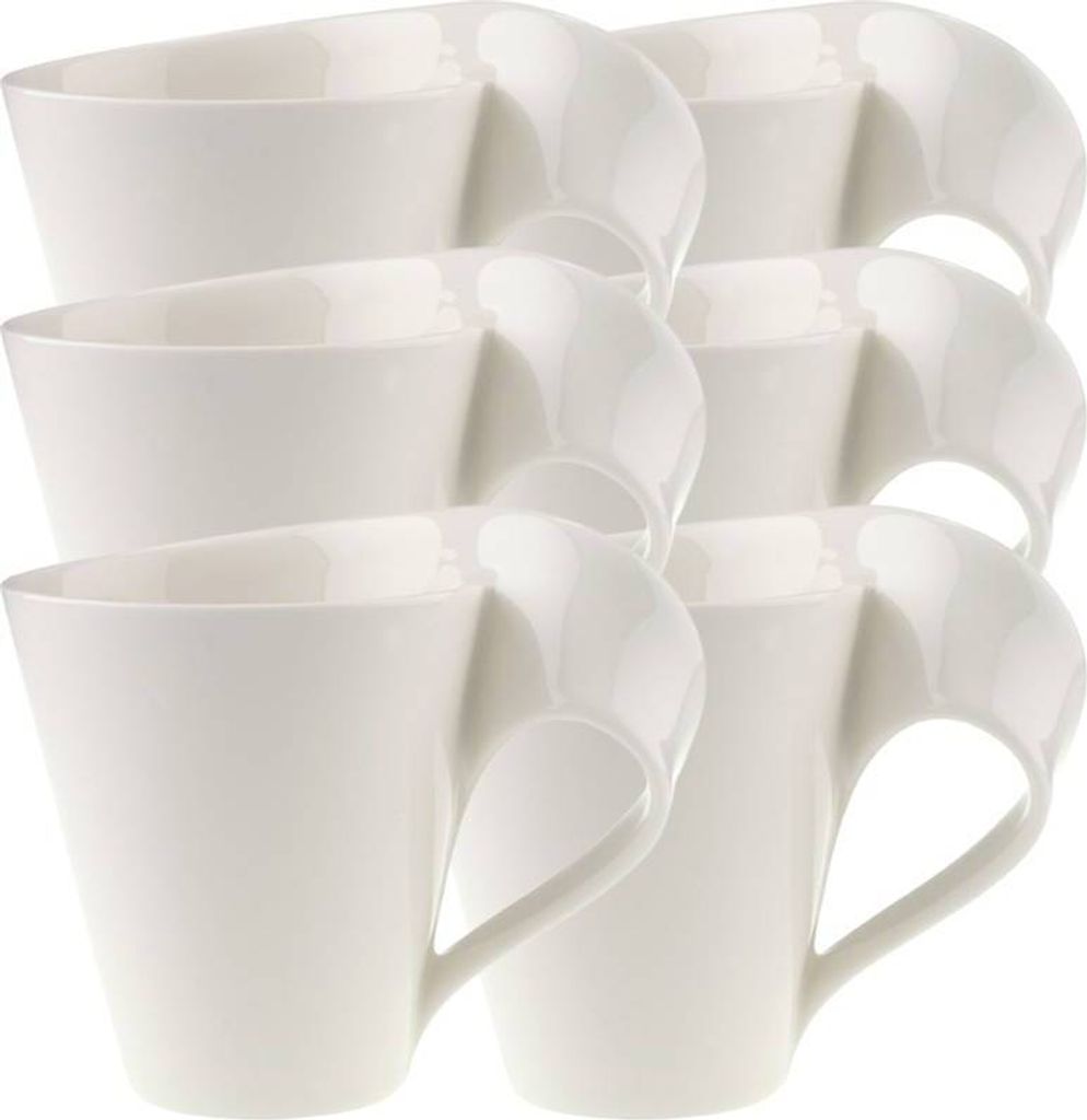 Villeroy & Boch New Wave Caffe Becher mit Henkel 0,3 l Set6 Produktbild 