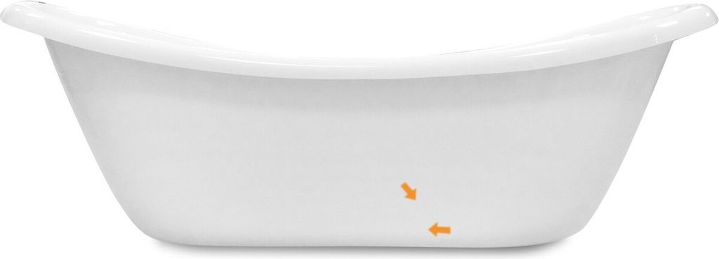 HOME DELUXE - freistehende Badewanne FAMA Weiß Wanne Design Produktbild 18