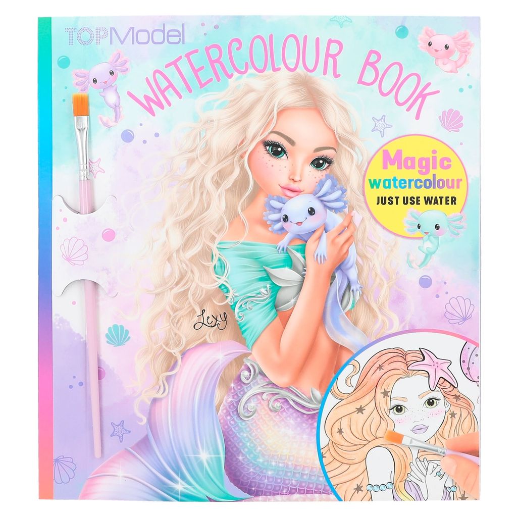 Depesche 12414 TOPModel Watercolour Book MERMAID Produktbild 