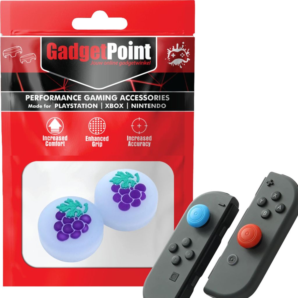 Thumbgrips - Thumb Grips voor Nintendo Switch Joy-Con Controllers - Gaming Thumbgrips - Performance Anti-Slip Thumbsticks - Bescherming Accessoires...