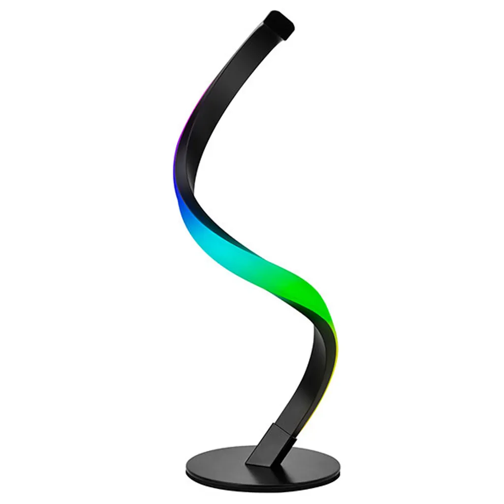 Lampe de Table LED Spirale Connectée - Éclairage d'Ambiance Intelligent