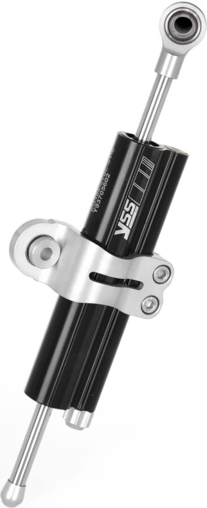 Lenkungsdämpfer Schwarz Top Line 75 mm Hub (Klemme A) EG188-078C-01-8