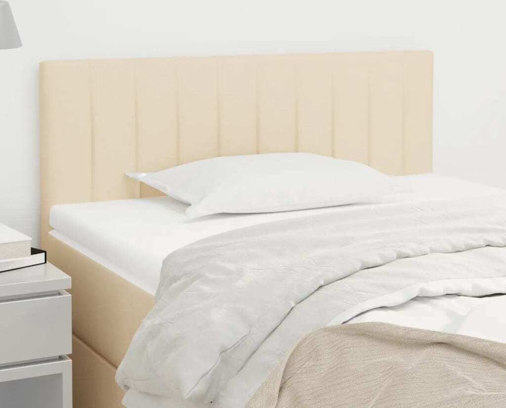 Maison Exclusive - Kopfteil Creme 90x5x78/88 cm Stoff