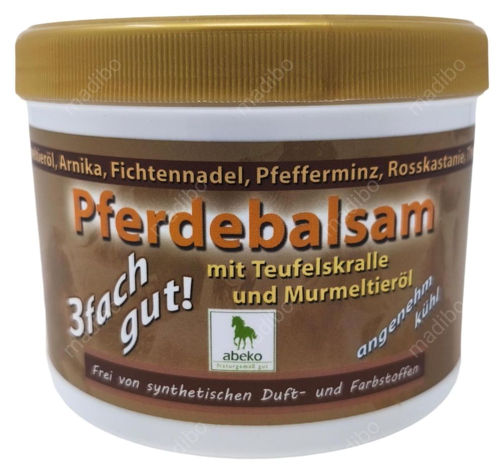 Pferdebalsam mit Teufelskralle und Murmeltieröl 500 ml von Produktbild 