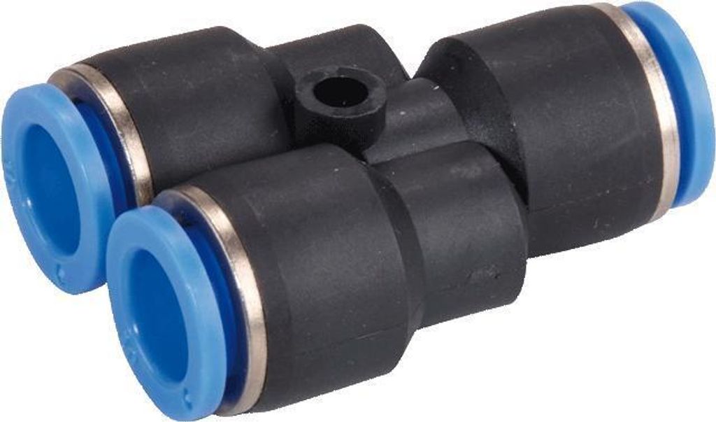 Y-Steck-Verbindung, Schlauch 10mm, STVS-QYCK-10-KU-S-M120