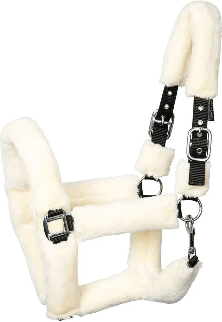 Licol Harry's Horse Teddy Beige Cob pour Cheval - Protection et Douceur