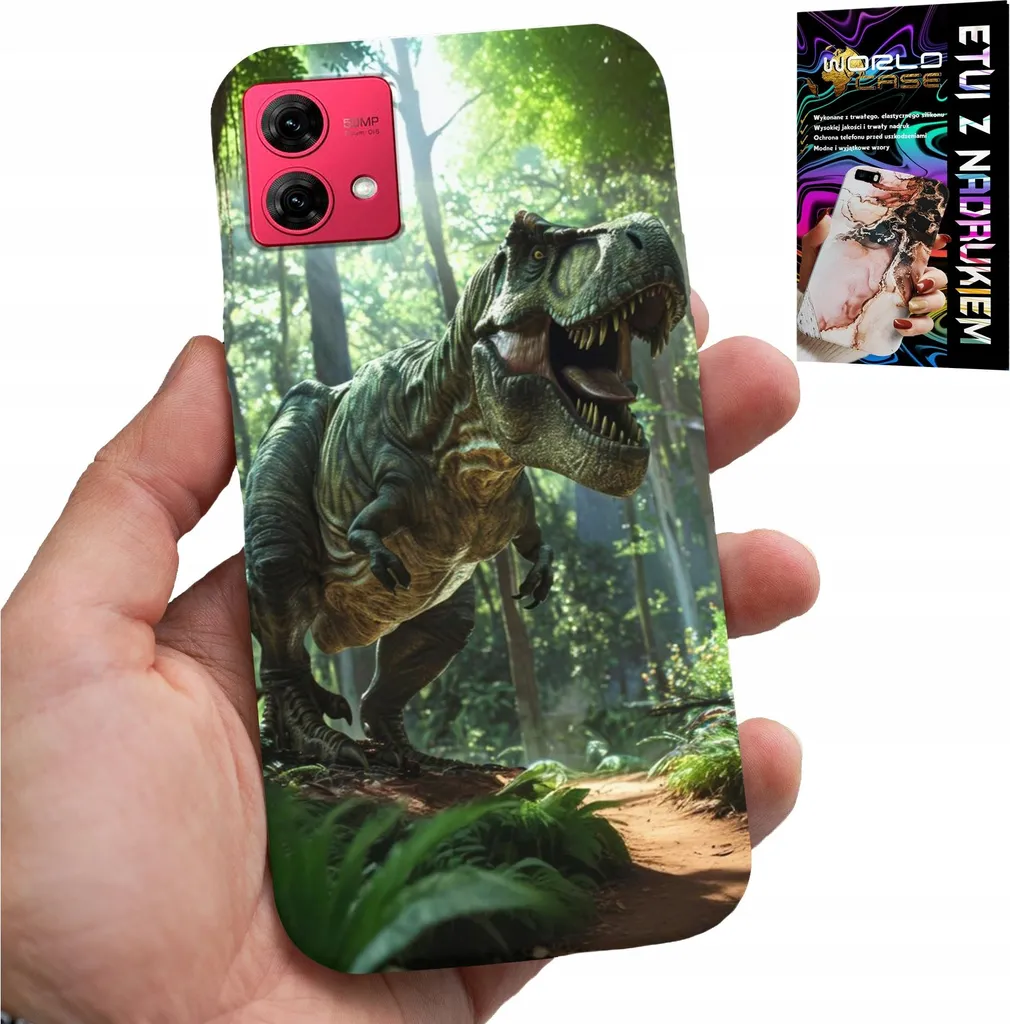 Cover Motorola Edge 40 Neo Dinozaur + Pellicola | Recensione e Vendita