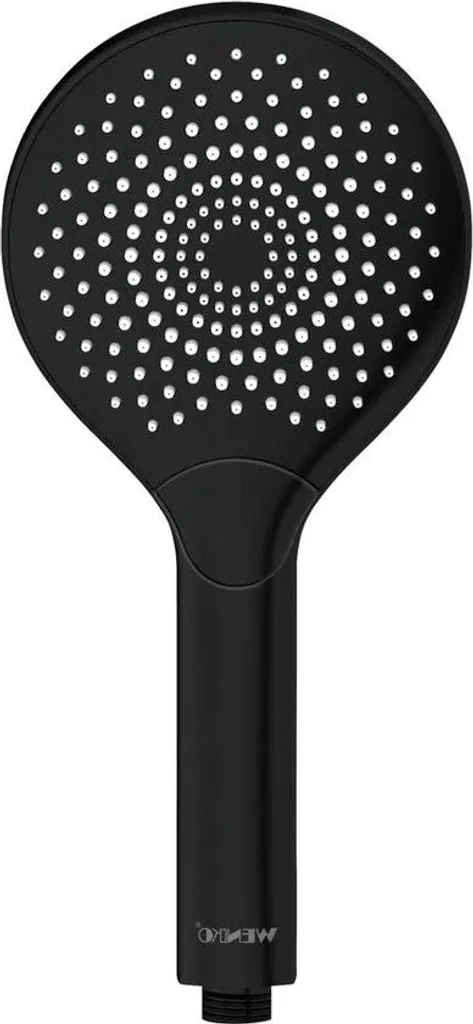 Douche noire mate à économie d'eau - Système 3 jets haute pression universel